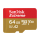 Nośnik pamięci SANDISK 64GB microSDXC Extreme 160MB/s A2 C10 V30 UHS-I U3 SDSQXA2-064G-GN6MA